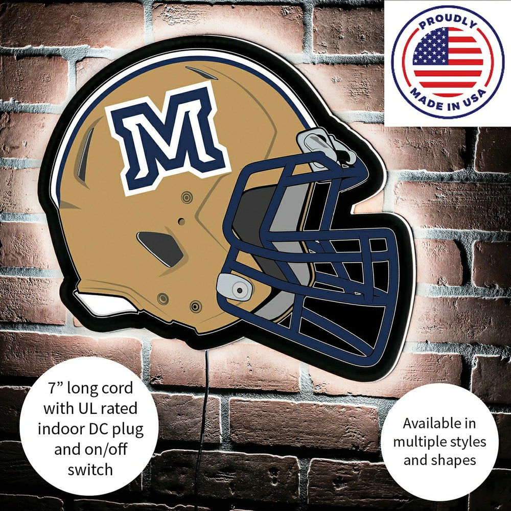 LED Wall Decor, Helmet, Montana State University, Collegiate, Home