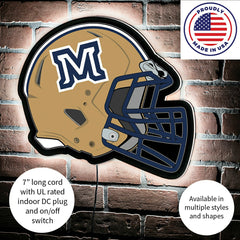 LED Wall Decor, Helmet, Montana State University, Collegiate, Home
