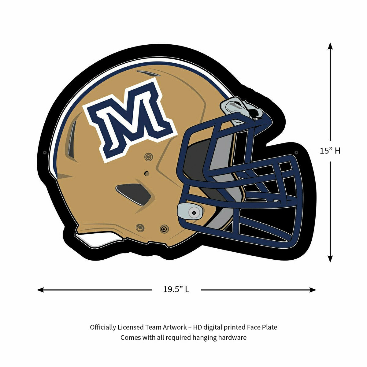 LED Wall Decor, Helmet, Montana State University, Collegiate, Home