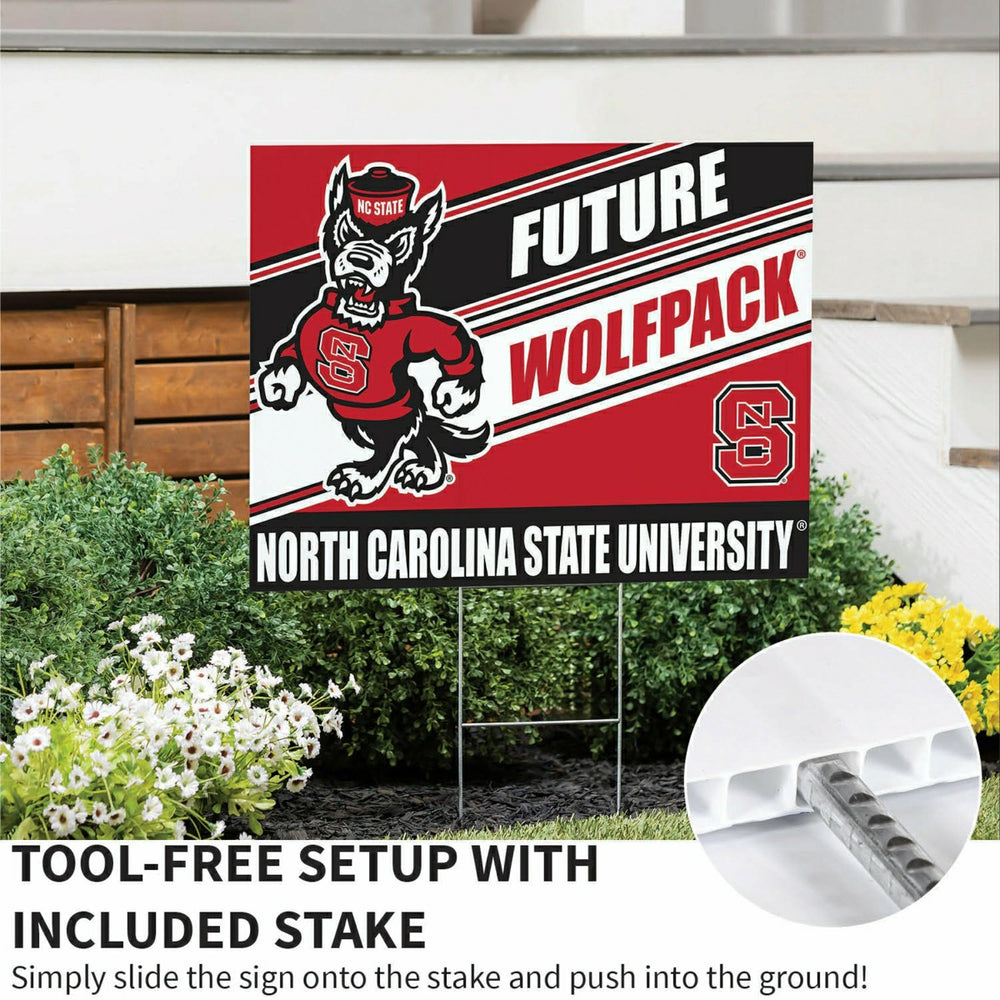 North Carolina State University Coroplast Yard Sign, Future Student, Collegiate, Home