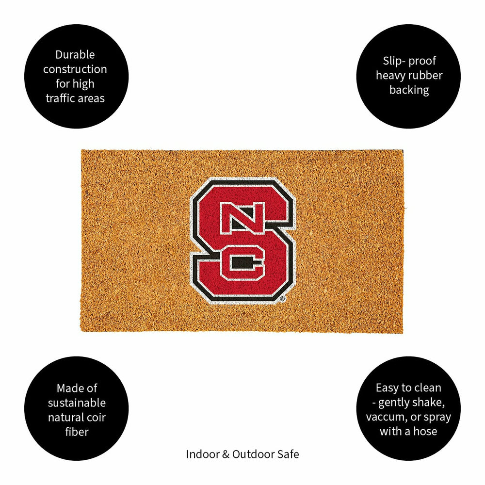 Coir Mat, 16"x28", North Carolina State University, Collegiate