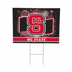 North Carolina State University Yard Sign, Patriotic, Collegiate, Home