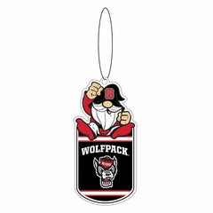 North Carolina State University Gift Tag Ornament, Gnome Fan, Collegiate, Home