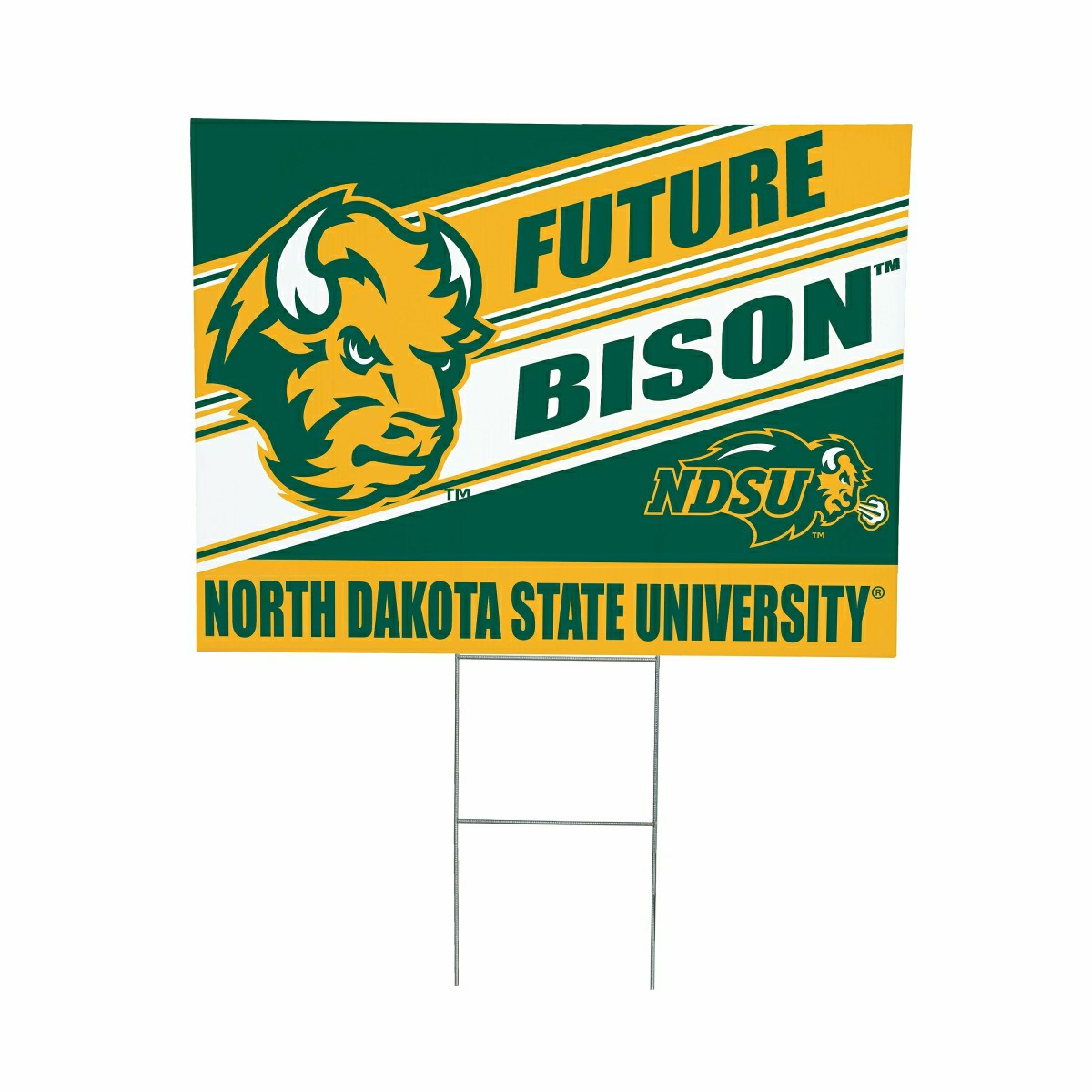 North Dakota State University Coroplast Yard Sign, Future Student, Collegiate, Home