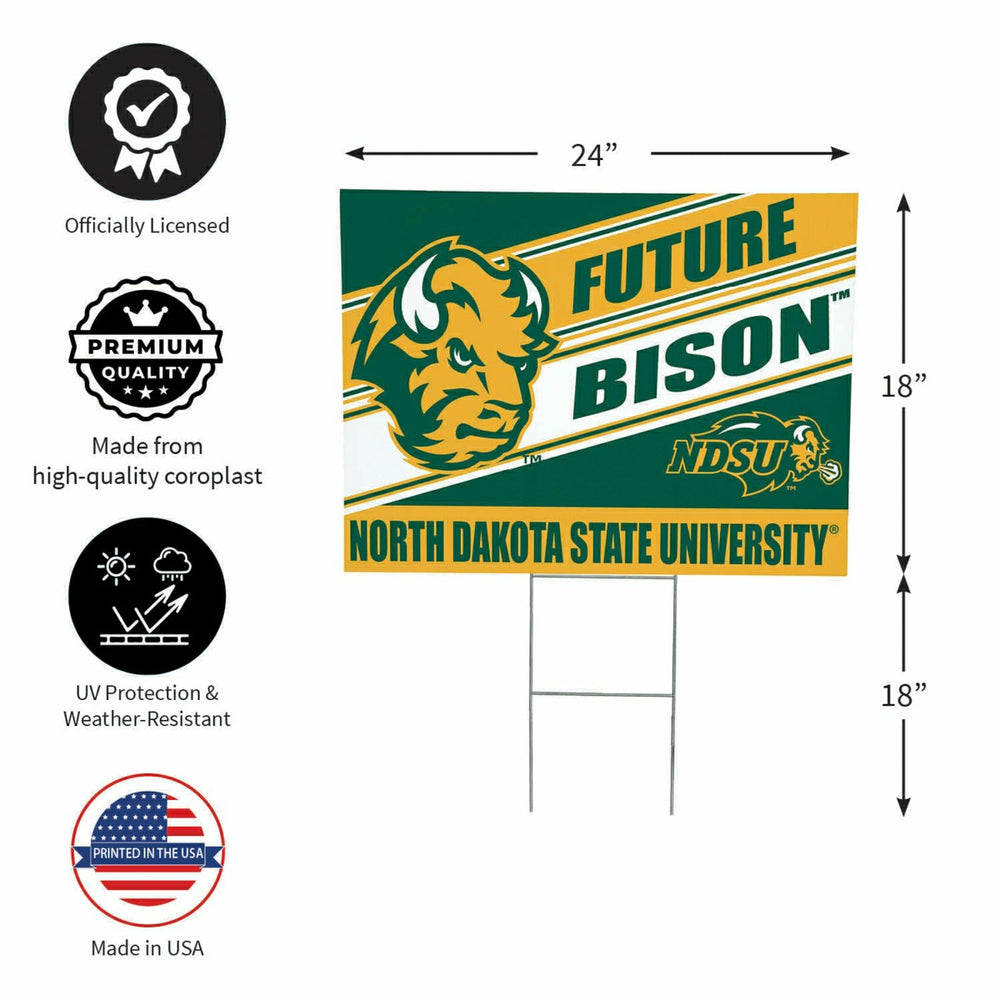 North Dakota State University Coroplast Yard Sign, Future Student, Collegiate, Home