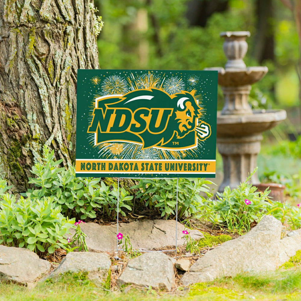 North Dakota State University Yard Sign, Patriotic, Collegiate, Home