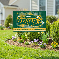 North Dakota State University Yard Sign, Patriotic, Collegiate, Home