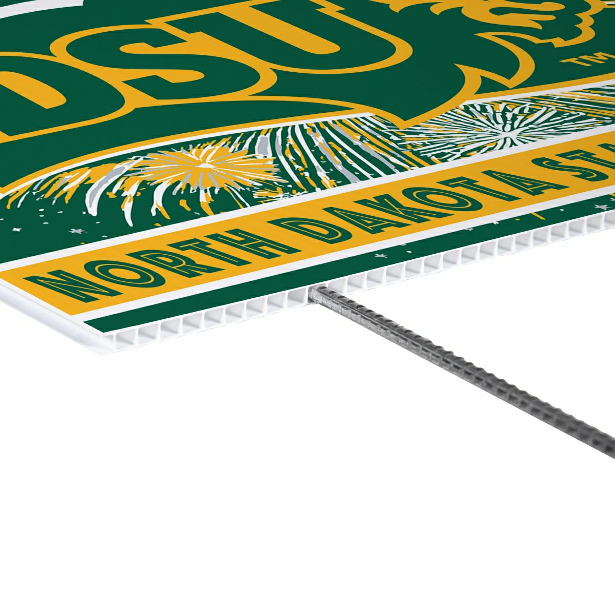 North Dakota State University Yard Sign, Patriotic, Collegiate, Home