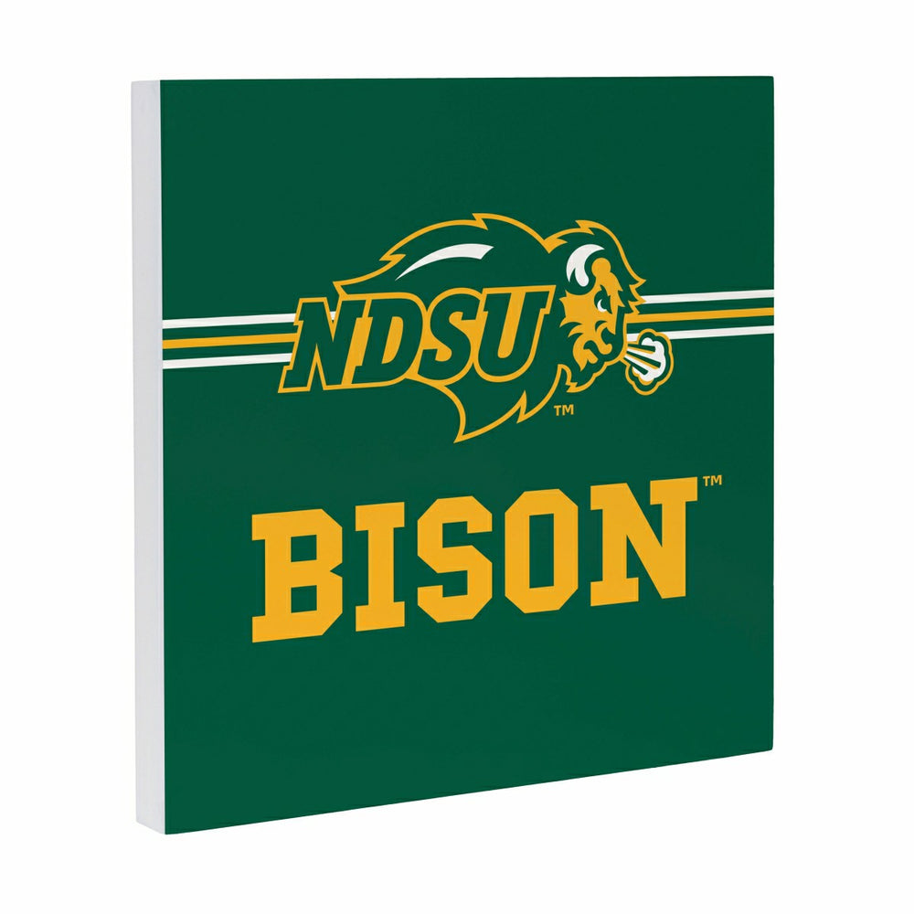 North Dakota State University Wood Wall Sign, 12x12, Collegiate, Home