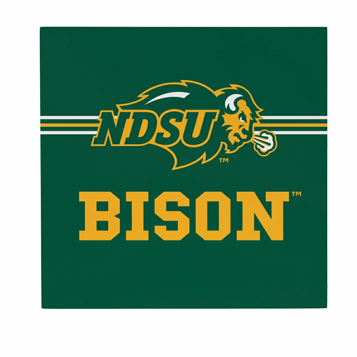 North Dakota State University Wood Wall Sign, 12x12, Collegiate, Home