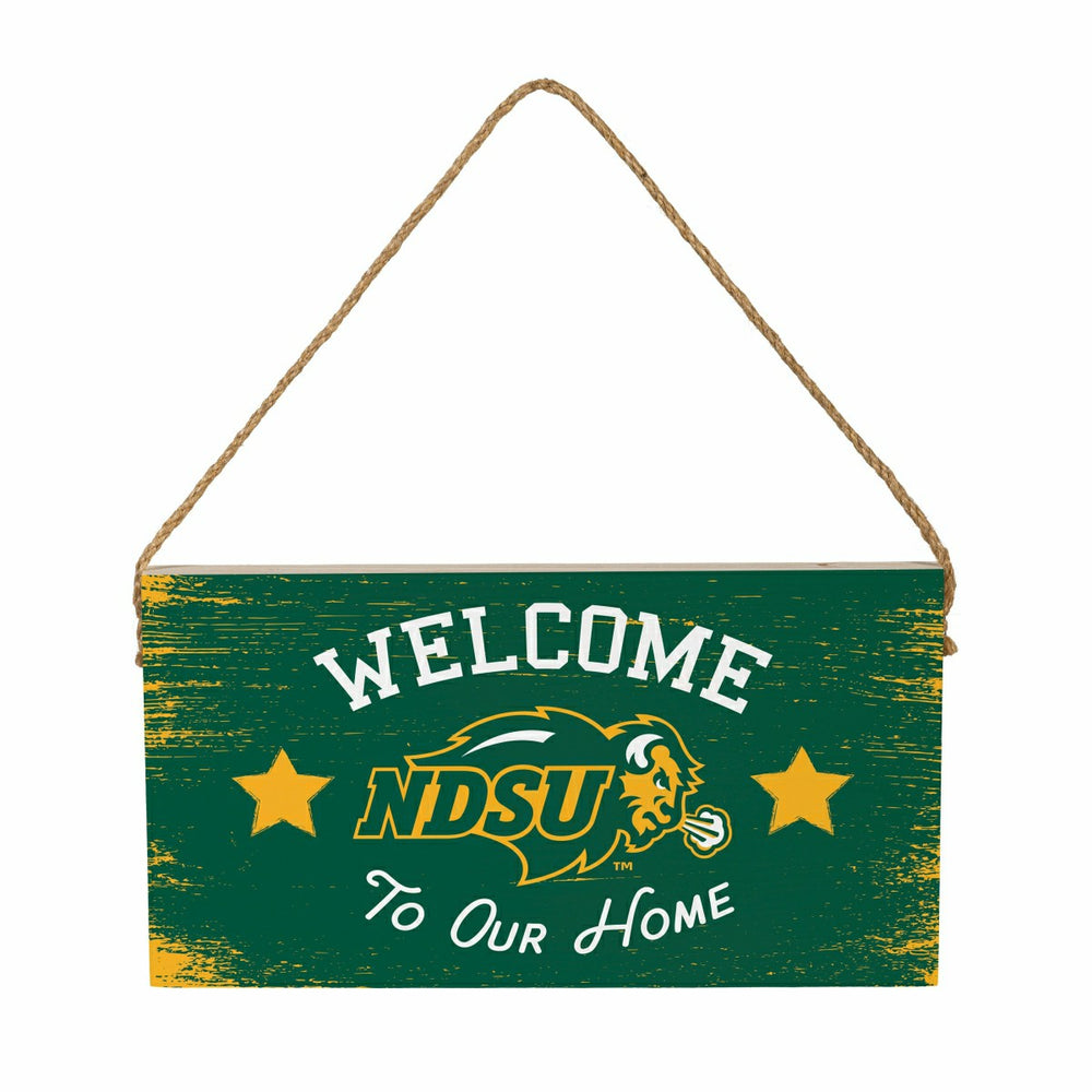 North Dakota State University Wood Wall Sign, 6x11, Collegiate, Home