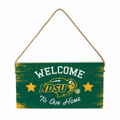 North Dakota State University Wood Wall Sign, 6x11, Collegiate, Home