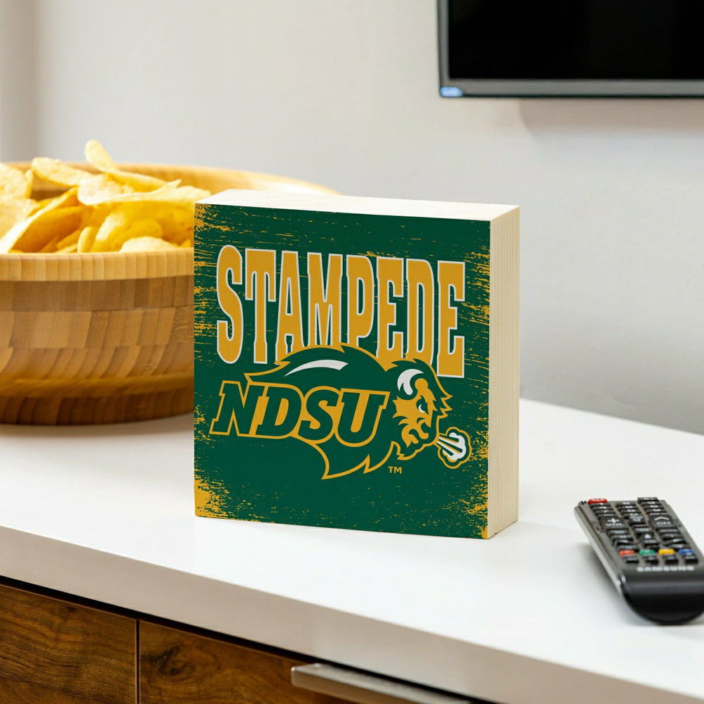 North Dakota State University Plock, Down Home Fans, 6x6, Collegiate, Home