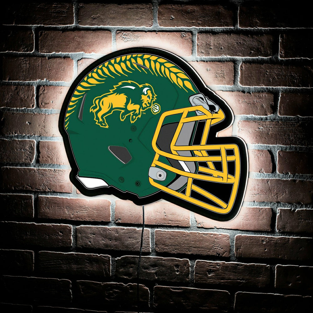 LED Wall Decor, Helmet, North Dakota State University, Collegiate, Home