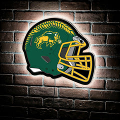 LED Wall Decor, Helmet, North Dakota State University, Collegiate, Home
