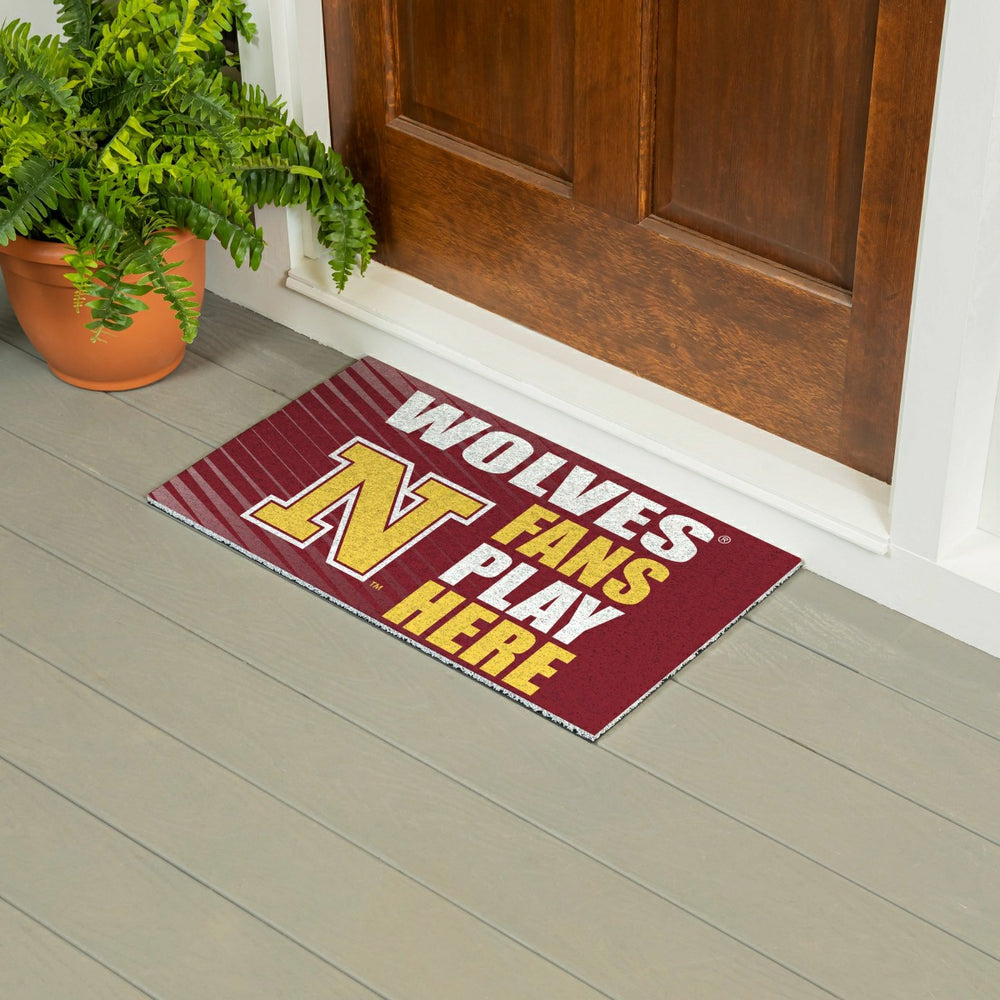 Northern State University Fan Mat, 28"x16", Collegiate