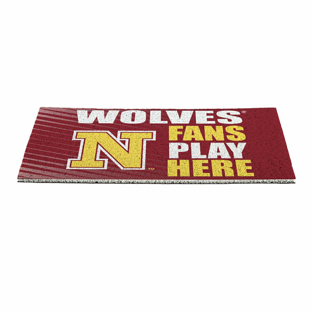 Northern State University Fan Mat, 28"x16", Collegiate