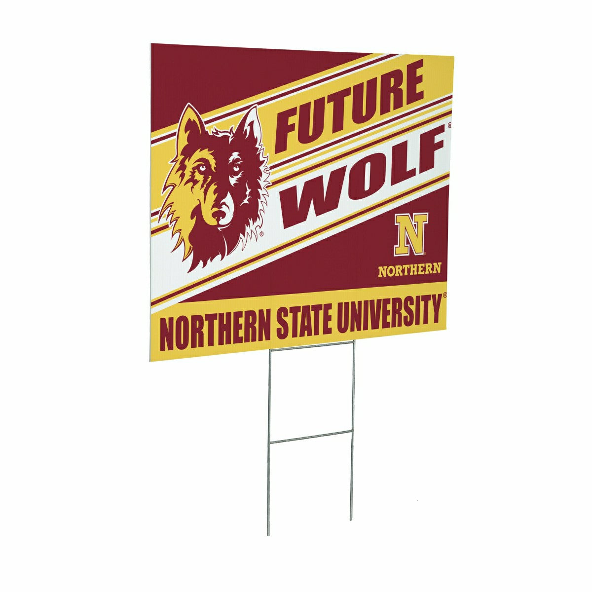 Northern State University Coroplast Yard Sign, Future Student, Collegiate, Home