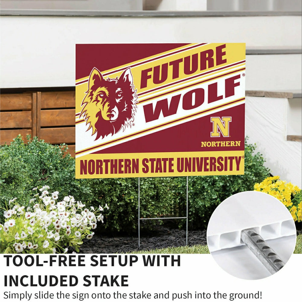 Northern State University Coroplast Yard Sign, Future Student, Collegiate, Home