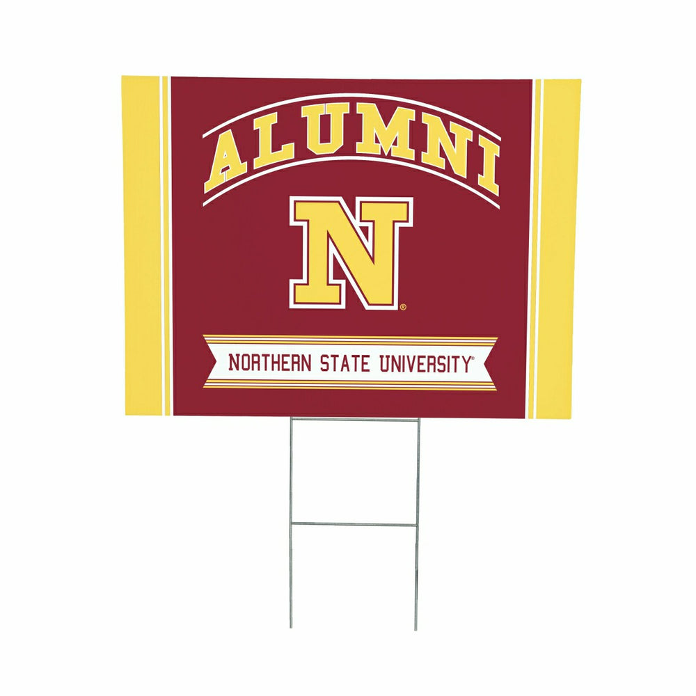 Northern State University Coroplast Yard Sign Alumni, Collegiate, Home