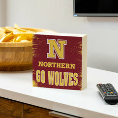 Northern State University Plock, Down Home Fans, 6x6, Collegiate, Home