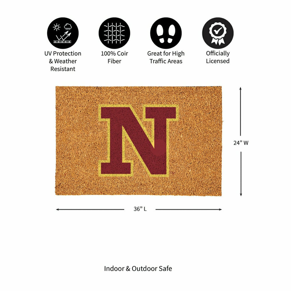 Northern State University Large Full Color Coir Mat, 36"x24", Collegiate