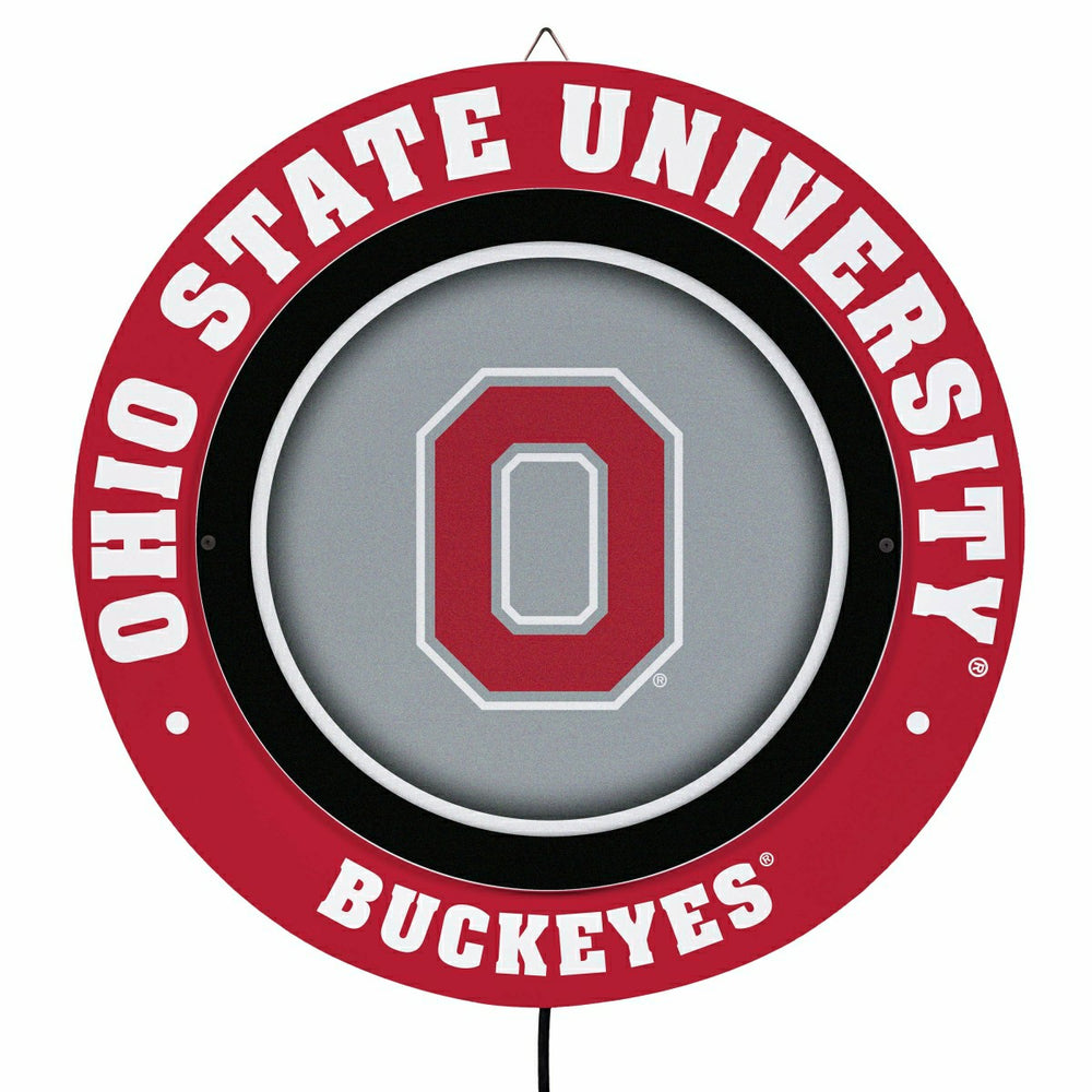 Ohio State University, Metal Lite, Round, Collegiate