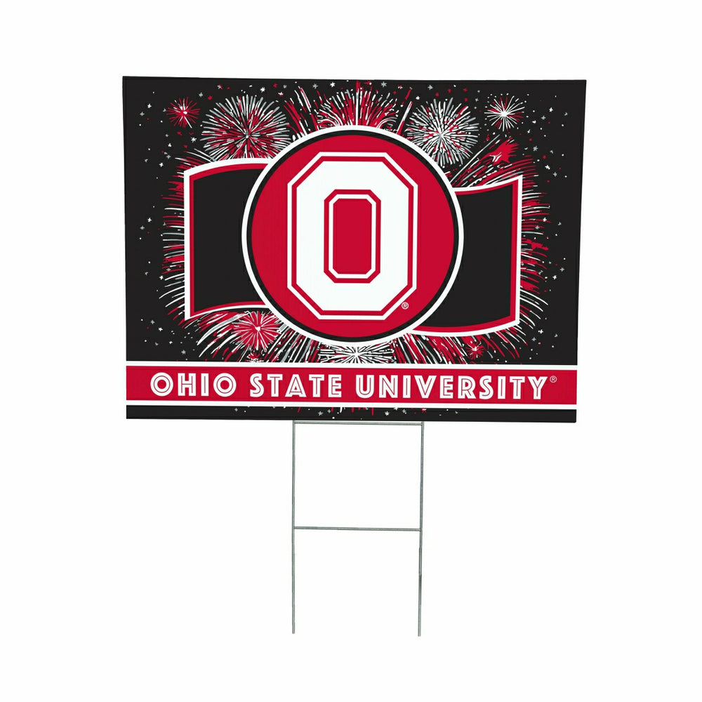 Ohio State University Coroplast Yard Sign, Patriotic, Collegiate, Home
