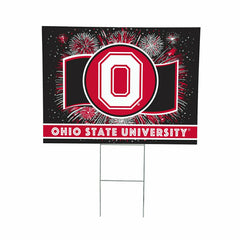 Ohio State University Coroplast Yard Sign, Patriotic, Collegiate, Home