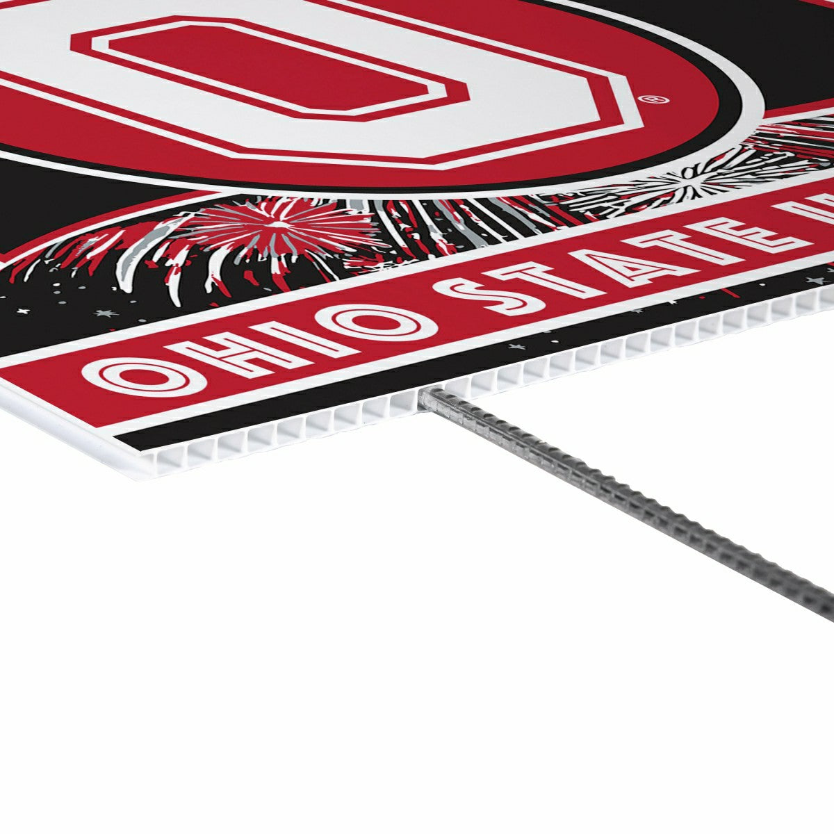 Ohio State University Coroplast Yard Sign, Patriotic, Collegiate, Home