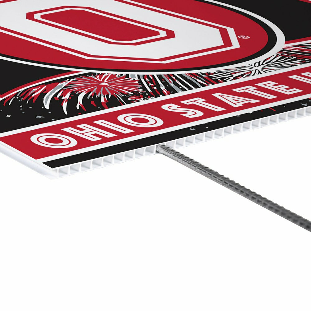 Ohio State University Coroplast Yard Sign, Patriotic, Collegiate, Home