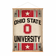 Ohio State University, Canvas Wall Tapestry, Large, 54x36, Collegiate, Home