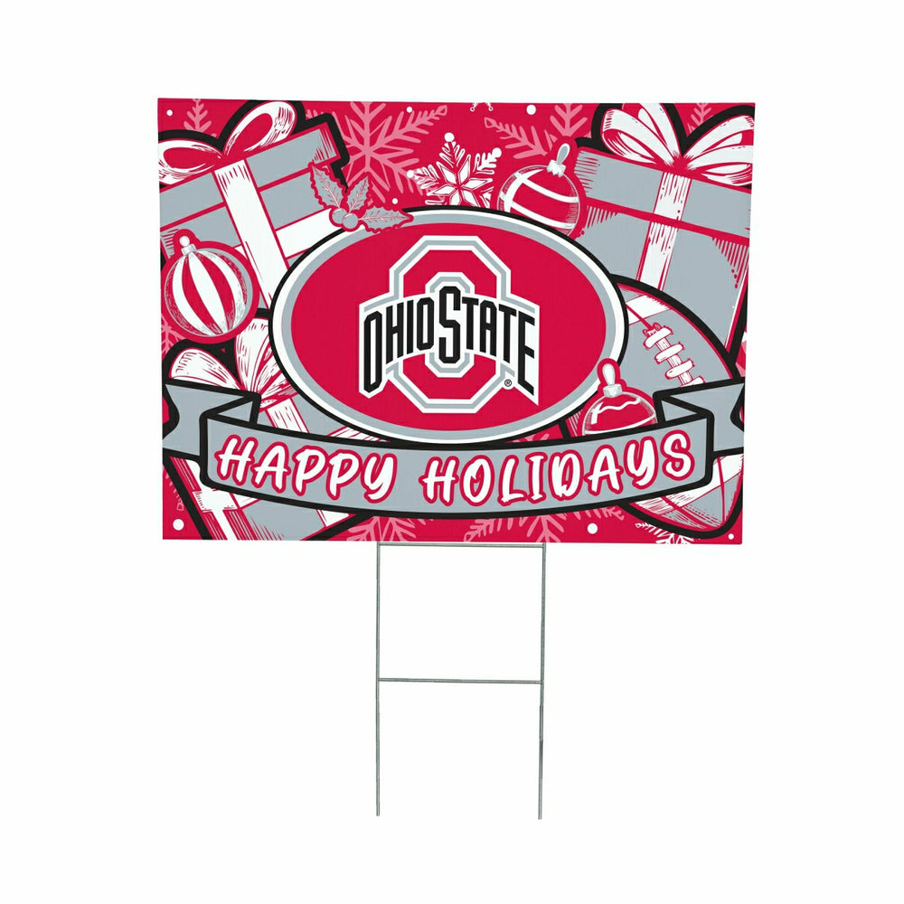 Ohio State University Yard Sign, Holiday, Collegiate, Home