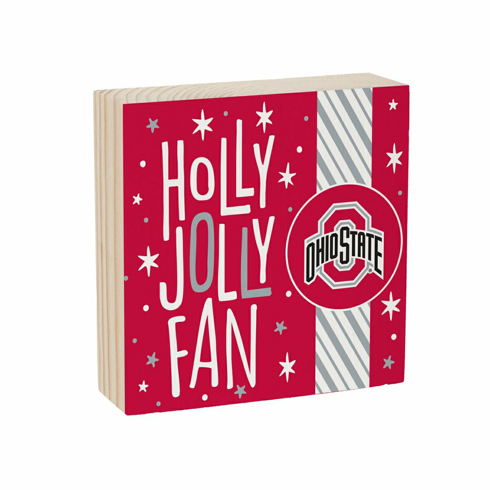 Ohio State University Block, Holiday, 6x6, Collegiate, Home