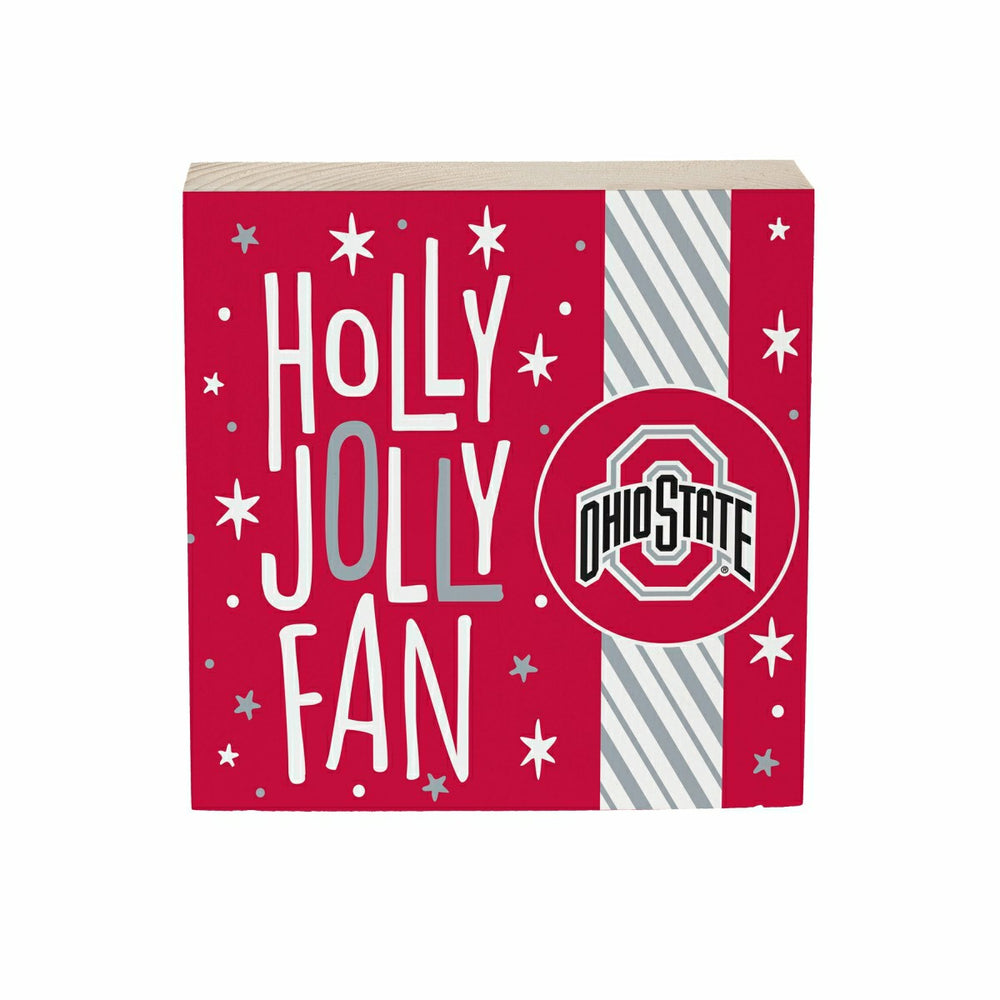 Ohio State University Block, Holiday, 6x6, Collegiate, Home