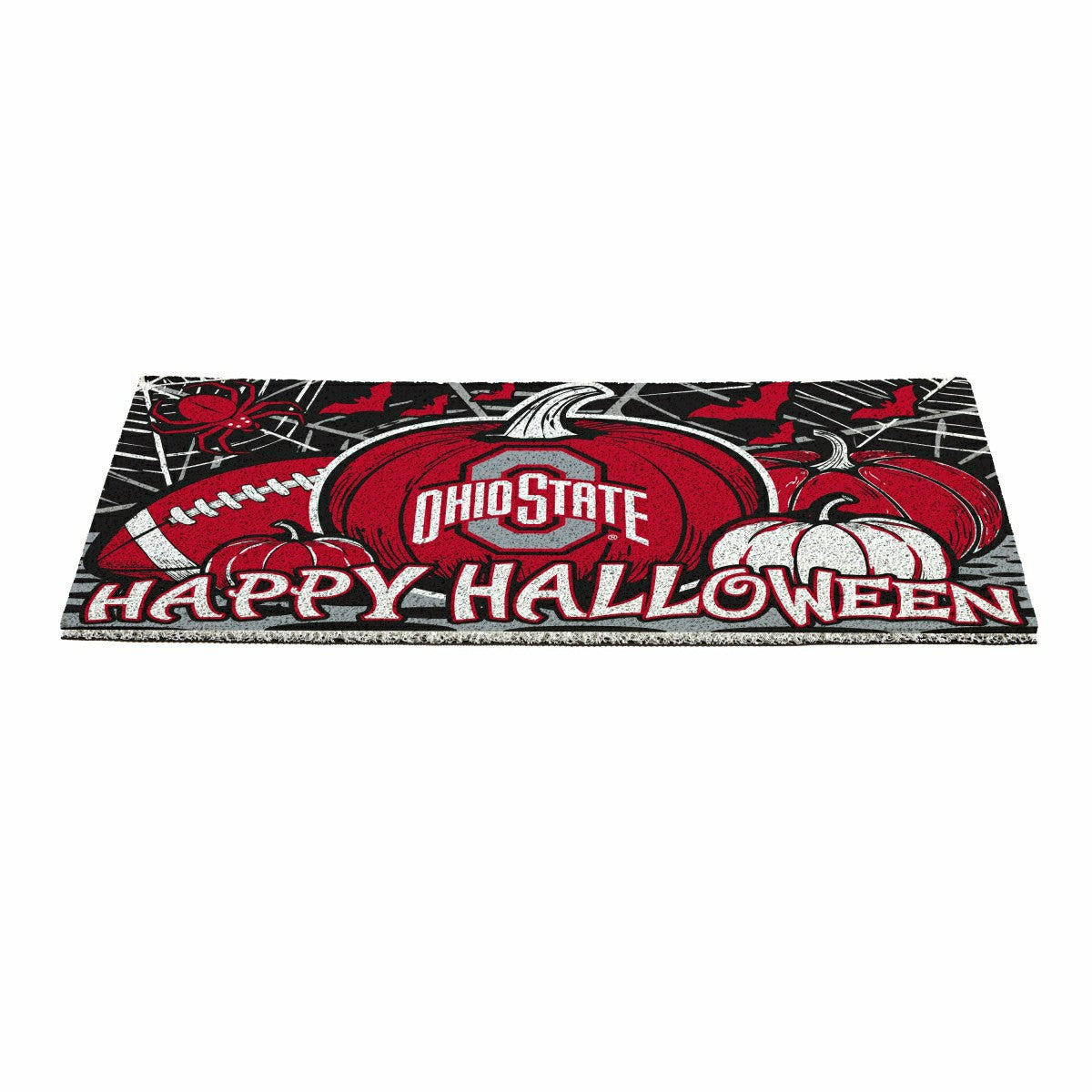 Ohio State University Halloween PVC Mat, 28"x16", Collegiate