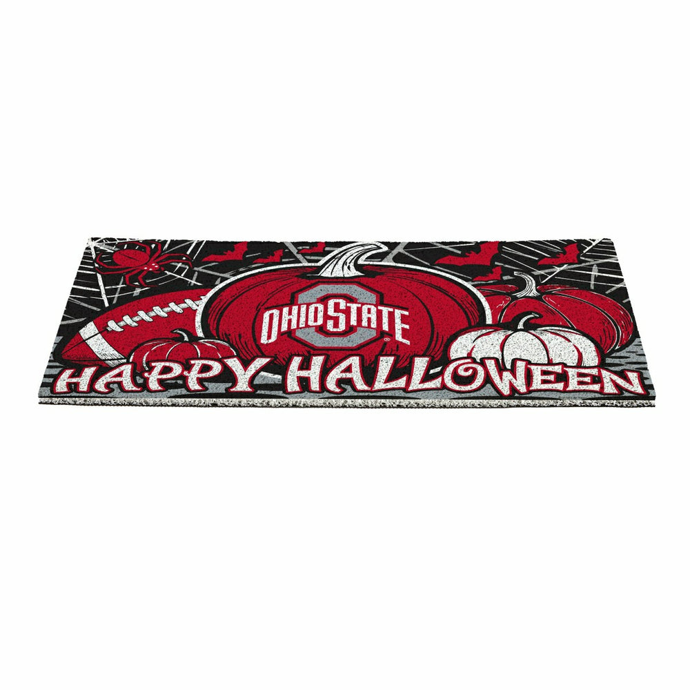 Ohio State University Halloween PVC Mat, 28"x16", Collegiate