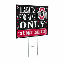 Ohio State University Yard Sign, Halloween Treats for Fans, Collegiate, Home
