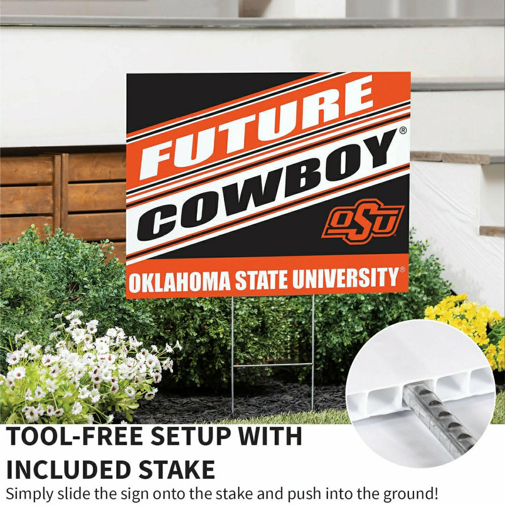 Oklahoma State University Coroplast Yard Sign, Future Student, Collegiate, Home