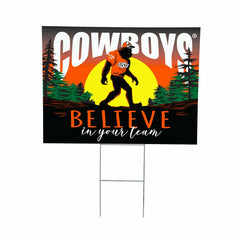 Oklahoma State University Yard Sign, Bigfoot, Collegiate, Home