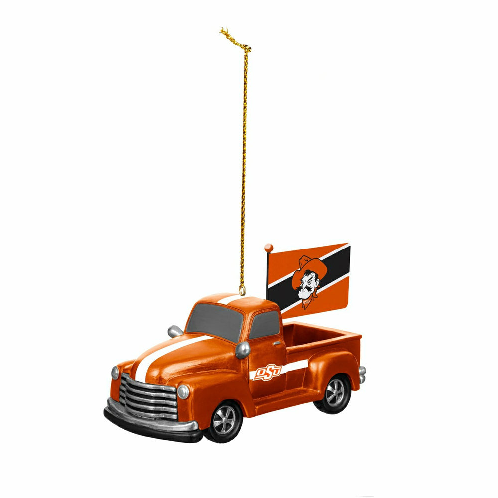 Oklahoma State University Rally Truck Ornament, Set of 2, Collegiate, Home