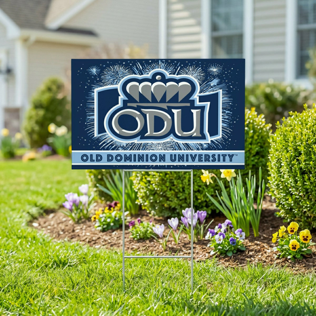 Old Dominion University Yard Sign, Patriotic, Collegiate, Home