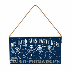 Old Dominion University Halloween Wood Wall Sign, 6x11, Collegiate, Home