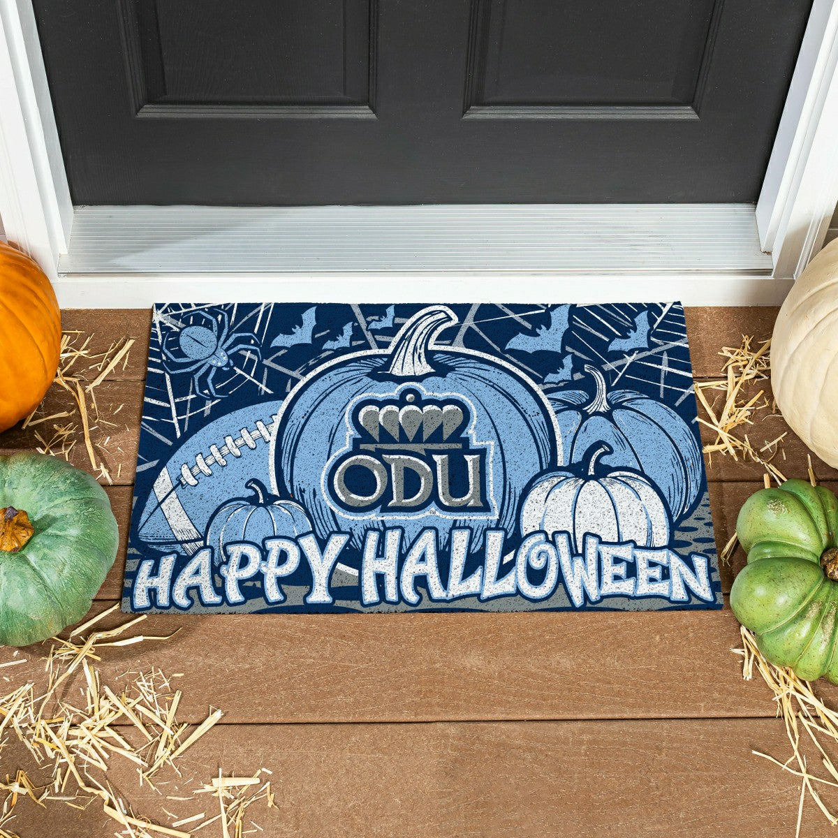 Old Dominion University Halloween PVC Mat, 28"x16", Collegiate