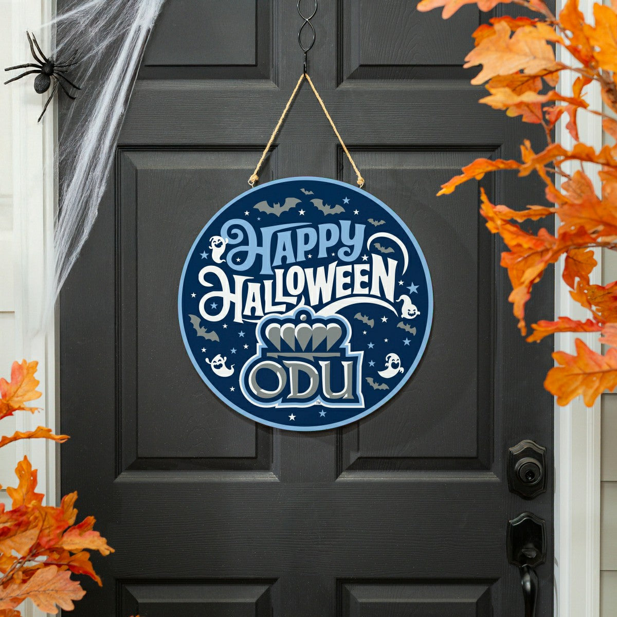 Old Dominion University Halloween Round Door Décor with Hanging Rope, , Collegiate, Home