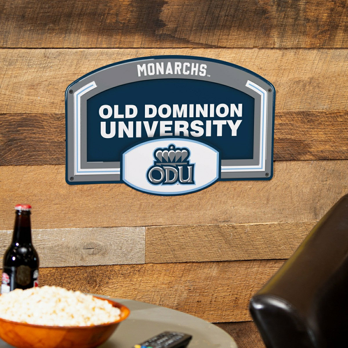 Old Dominion University USA Embossed Steel Wall Sign, 11" x 17", Collegiate, Home