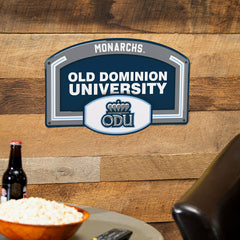 Old Dominion University USA Embossed Steel Wall Sign, 11" x 17", Collegiate, Home