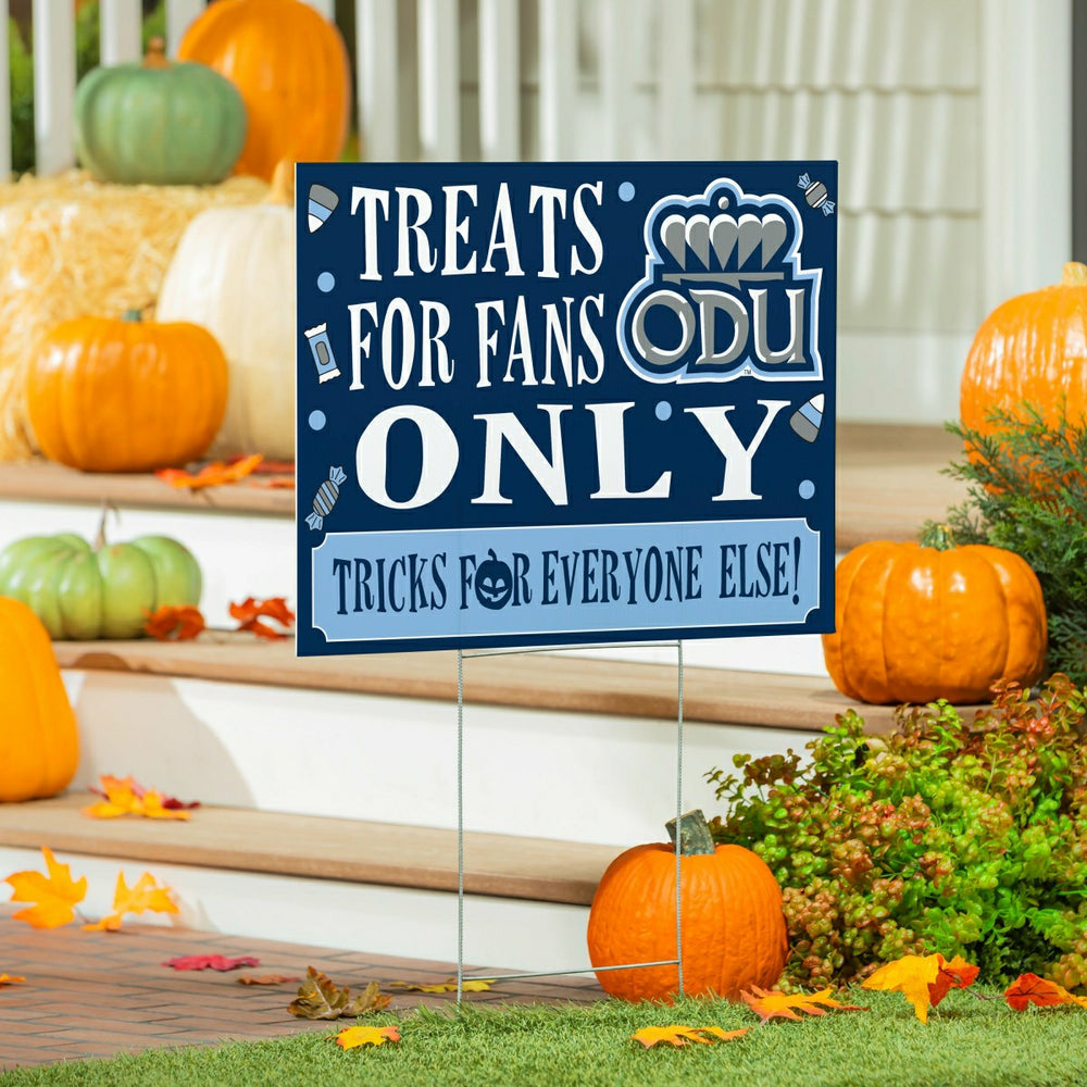 Old Dominion University Yard Sign, Halloween Treats for Fans, Collegiate, Home