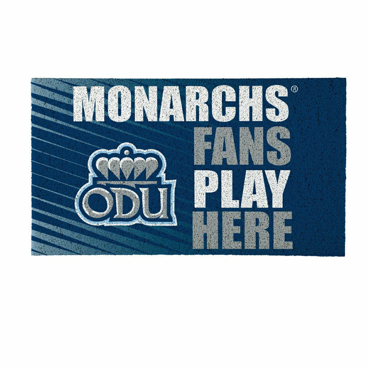 Old Dominion University Fan Mat, 28"x16", Collegiate