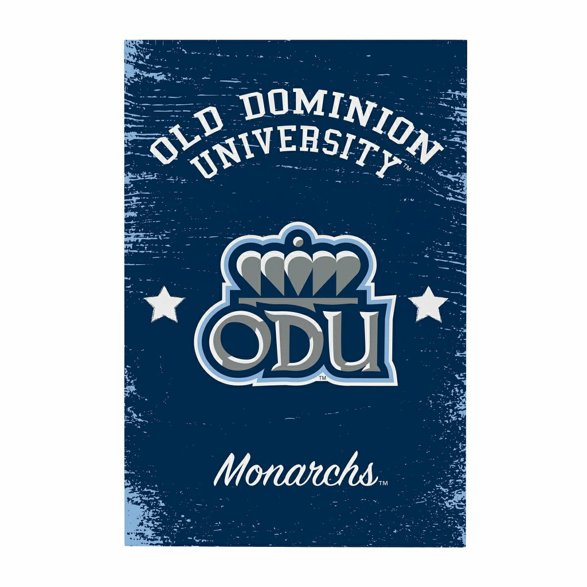 Old Dominion University Wood Wall Sign, 16x24, Collegiate, Home